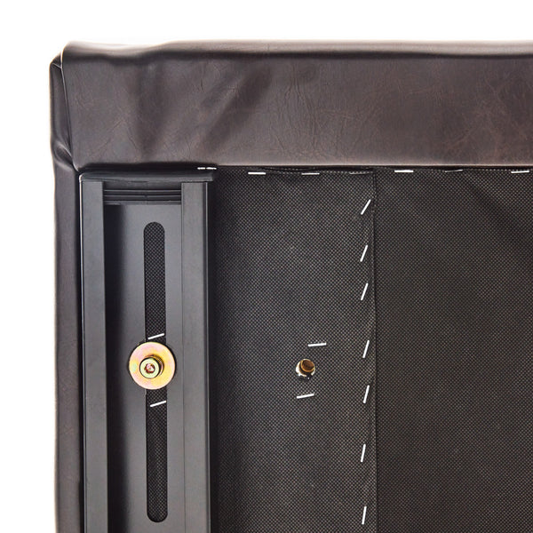 Gdf Studio Alonzo Queen To Full Sized Brown Leather Headboard