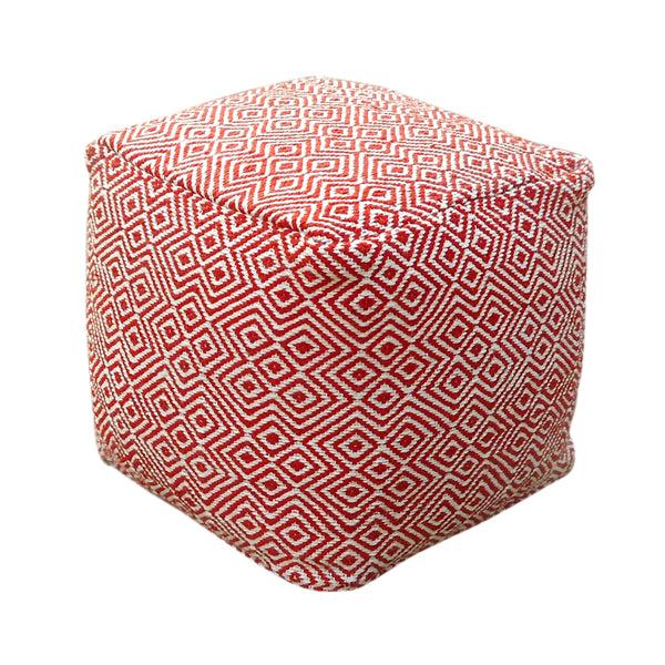gdf studio Alston Outdoor Handcrafted Boho Water-Resistant Pouf