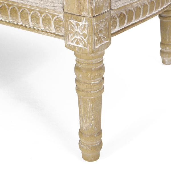 Gdf Studio Alton French Country Fabric Upholstered Loveseat