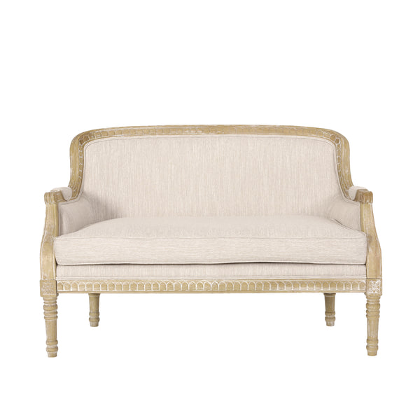 gdf studio Alton French Country Fabric Upholstered Loveseat