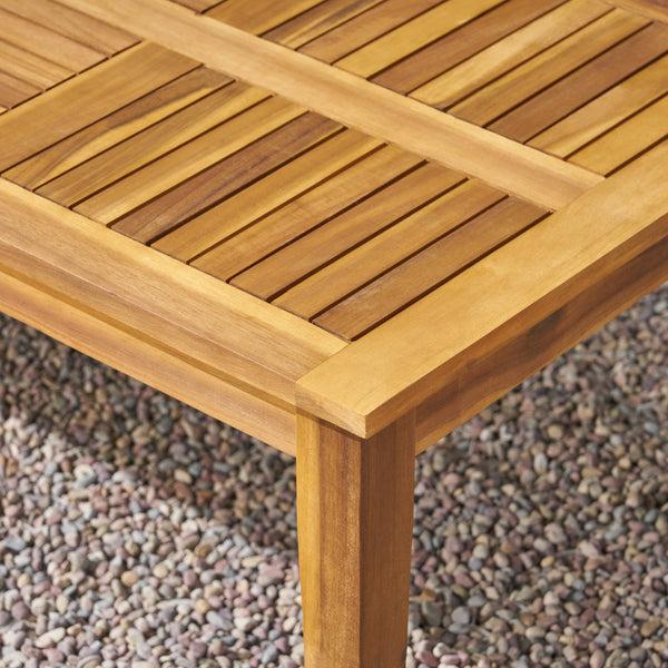 Gdf Studio Alyssa Outdoor 6 Piece Wood And Wicker Chat Set
