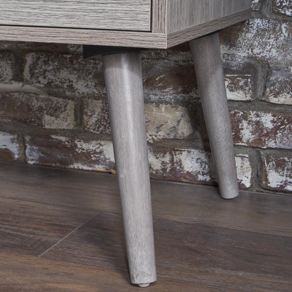 Gdf Studio Amal Mid Century Modern 2 Cabinets & Shelves TV Stand