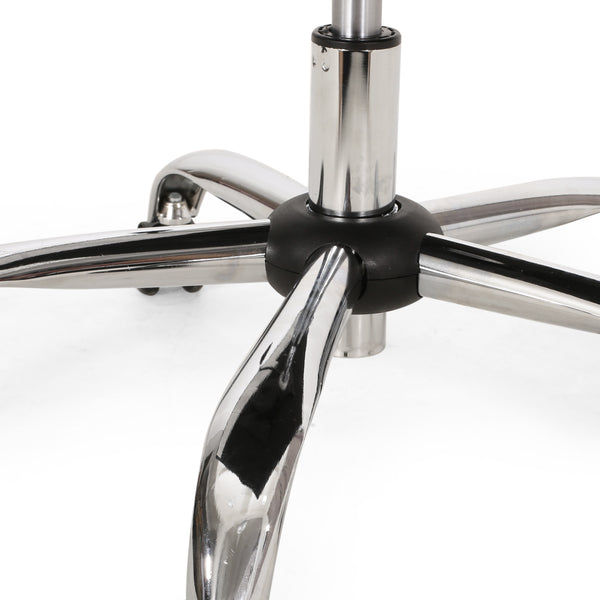 Gdf Studio Amar Contemporary Wingback Tufted Swivel Office Chair