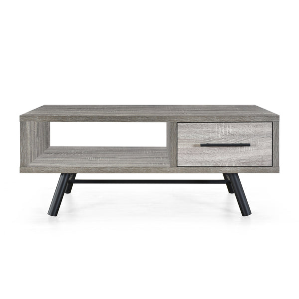 Gdf Studio Amariana Mid-Century Modern Coffee Table With Storage