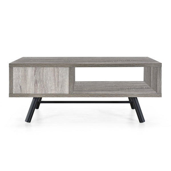 Gdf Studio Amariana Mid-Century Modern Coffee Table With Storage