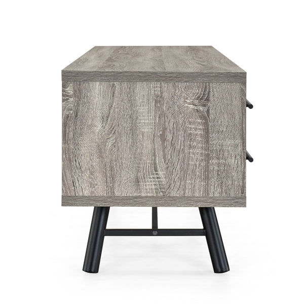 Gdf Studio Amariana Mid-Century Modern TV Stand With Storage