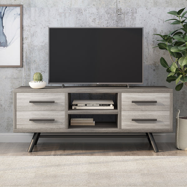 gdf studio Amariana Mid-Century Modern TV Stand with Storage