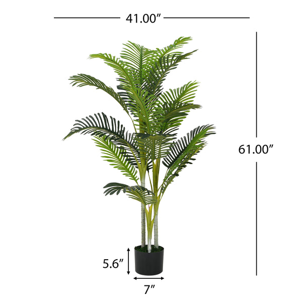 Gdf Studio Ambrose 61" Artificial Palm Tree With Pot - 2pcs