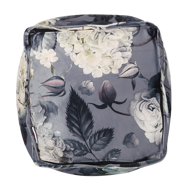 Gdf Studio Amlin Traditional Fabric Flower Print Pouf