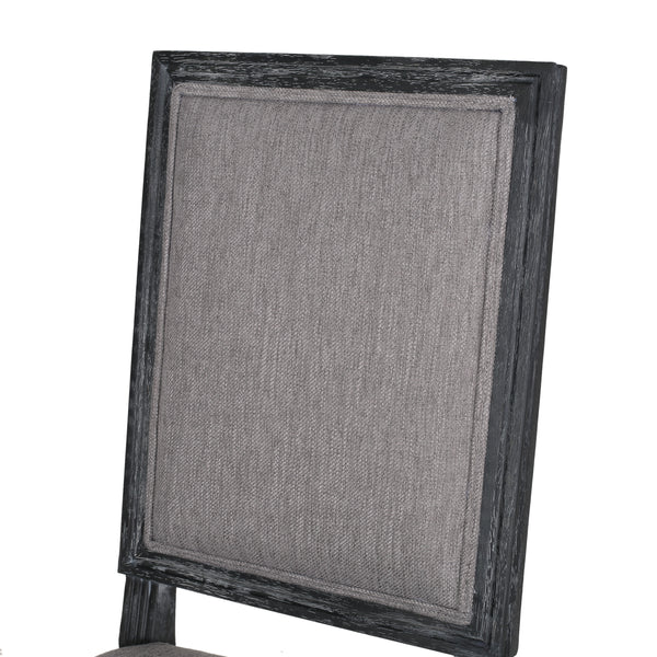 Gdf Studio Amy French Country Wood Upholstered Dining Chair Set Of 4