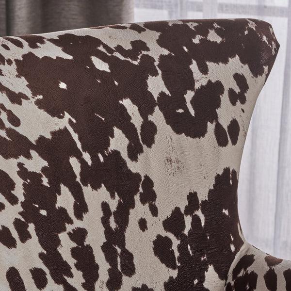 Gdf Studio Analy Classic Milk Cow New Velvet Club Chair