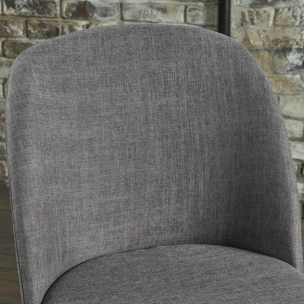 Gdf Studio Anastasia Light Gray Fabric Dining Chairs (Set Of 2)