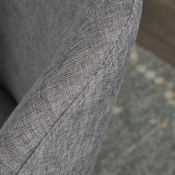 Gdf Studio Anastasia Light Gray Fabric Dining Chairs (Set Of 2)