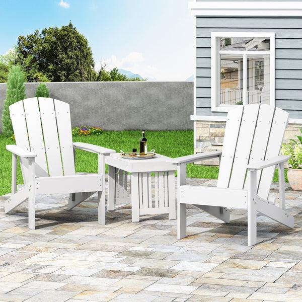 Gdf Studio Anastasija Outdoor Adirondack Chairs (Set Of 2)