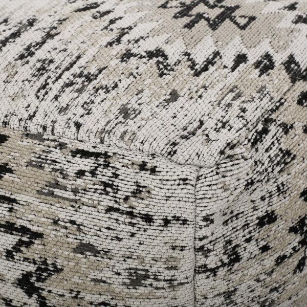Gdf Studio Anastyn Hand Loomed Boho Fabric Cube Pouf
