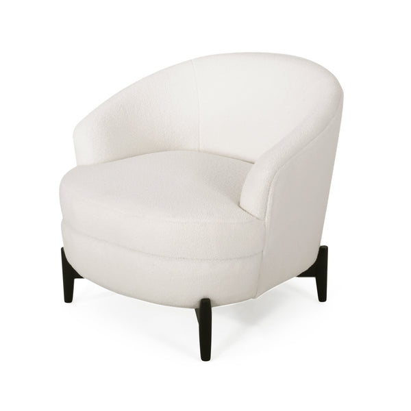 Gdf Studio Anaura Contemporary Boucle Upholstered Club Chair