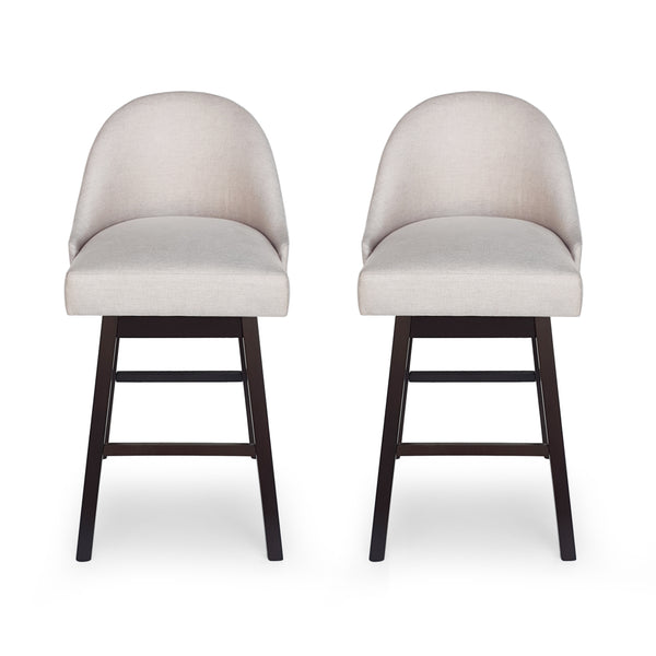 Gdf Studio Andriel Modern Upholstered Swivel Bar Stool