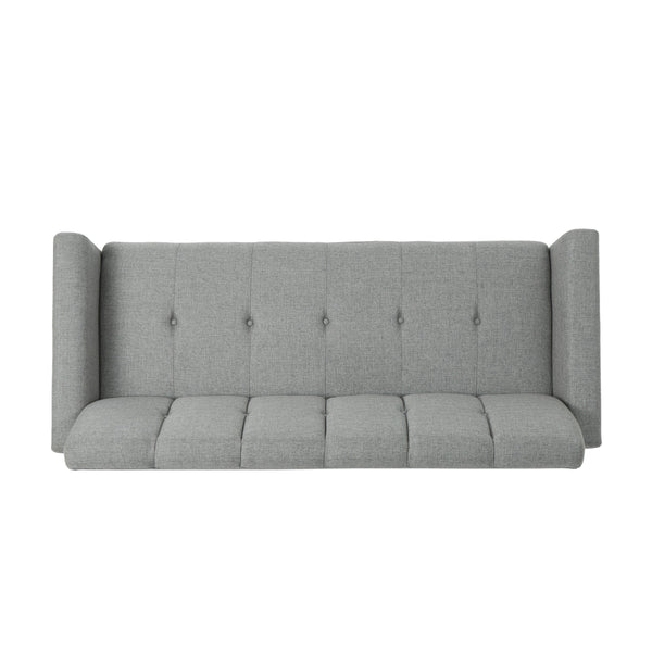 Gdf Studio Angelica Mid-Century Modern 3-Piece Chairs & Couch Fabric Living Room Set