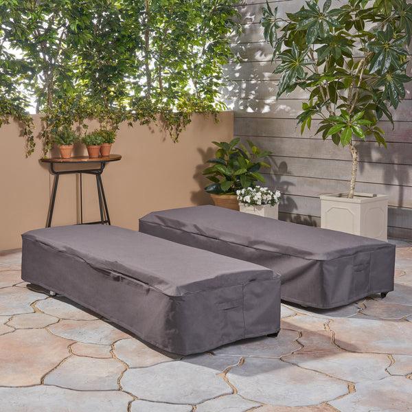 Gdf Studio Ann Outdoor Waterproof Chaise Lounge Cover