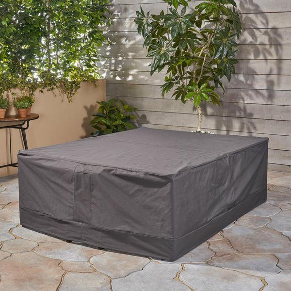 Gdf Studio Ann Outdoor Waterproof Chat Set Cover Gray