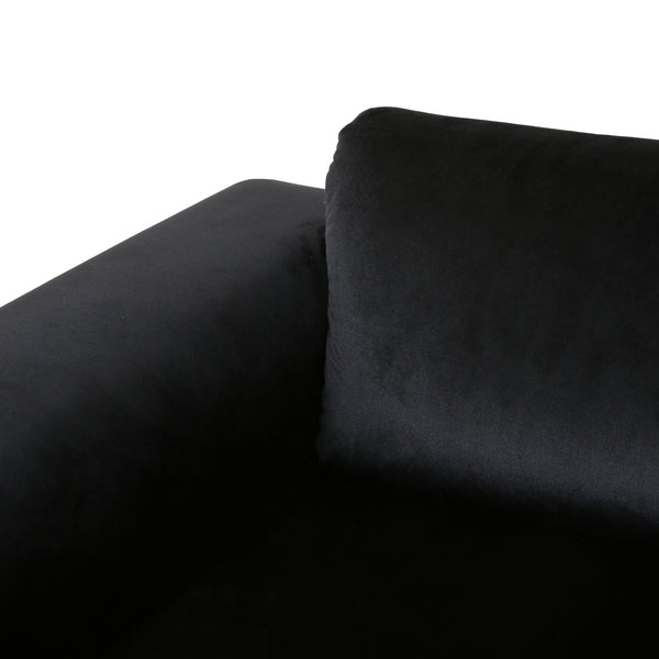 Gdf Studio Annagrace Modern Glam 4 Seater Velvet Sofa