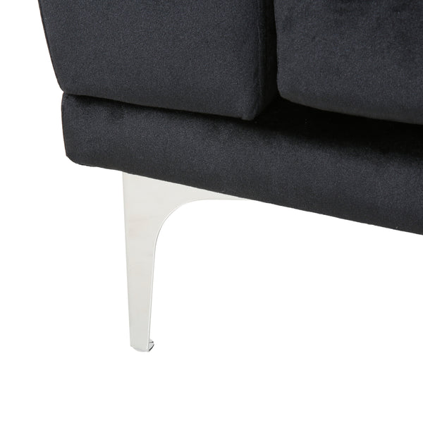 Gdf Studio Annagrace Modern Glam 4 Seater Velvet Sofa