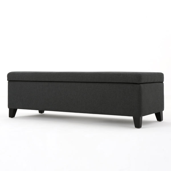 gdf studio Annis Rectangle Fabric Storage Ottoman Bench