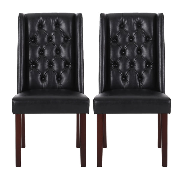 gdf studio Apaloosa Contemporary Tufted Dining Chairs Set of 2