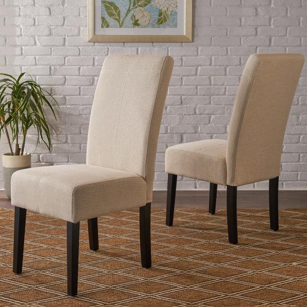 Gdf Studio Araducan Beige Fabric Dining Chair (Set Of 2)