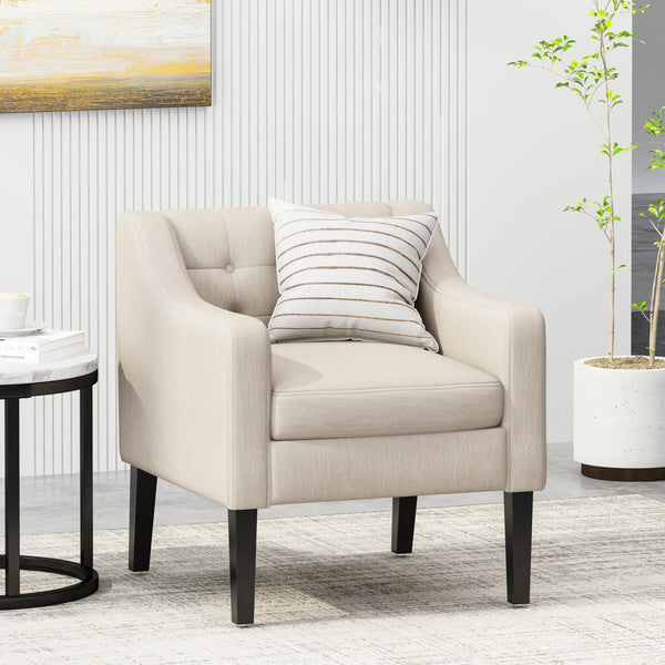 gdf studio Aragon Contemporary Fabric Tufted Accent Chair