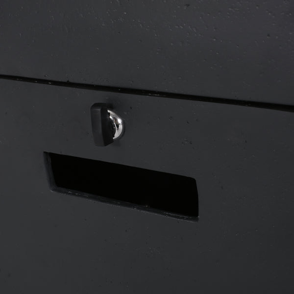 Gdf Studio Arianna Outdoor 40 000 BTU Lightweight Concrete Square Fire Pit Dark Gray