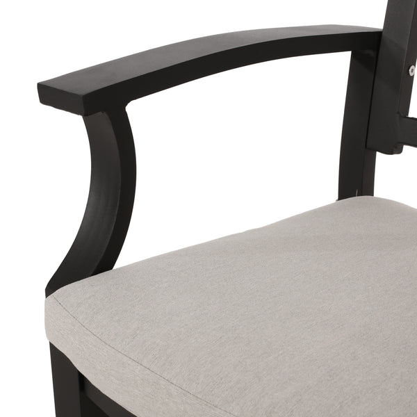 Gdf Studio Arlene Waterford Outdoor Aluminum Dining Chairs Set Of 2