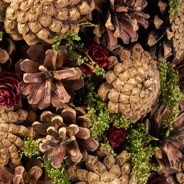 Gdf Studio Artificial Pre Decorated Pinecone Tabletop Christmas Tree