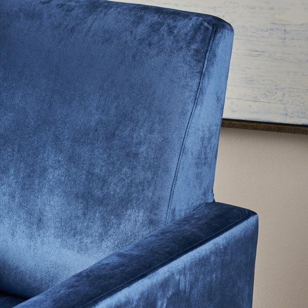 Gdf Studio Arvin Modern Push Back High Leg Recliner With Stainless Steel Legs