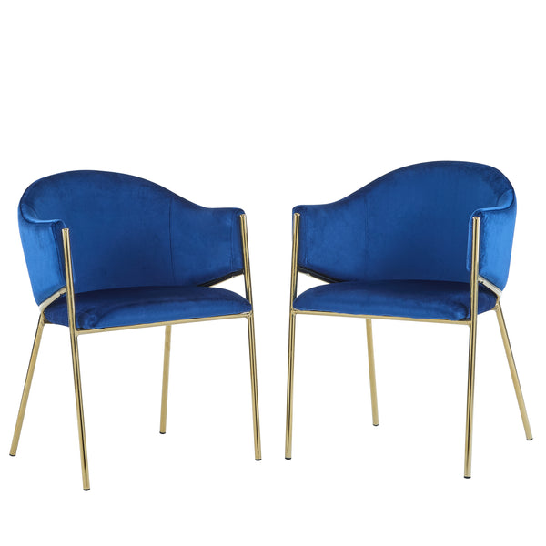 gdf studio Aspena Modern Upholstered Velvet Dining Chairs
