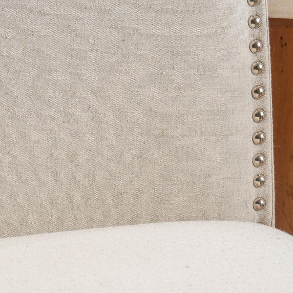 Gdf Studio Auburn 30-Inch Ivory Fabric Backed Barstool (Set Of 2)