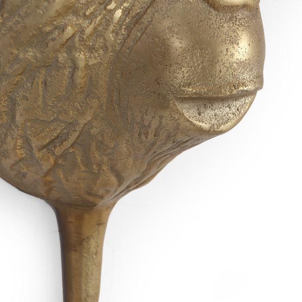 Gdf Studio Austell Handcrafted Aluminum Monkey Wall Hook