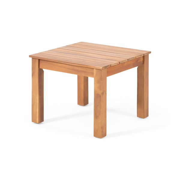 Gdf Studio Avacyn Outdoor Mid-Century Modern End Table