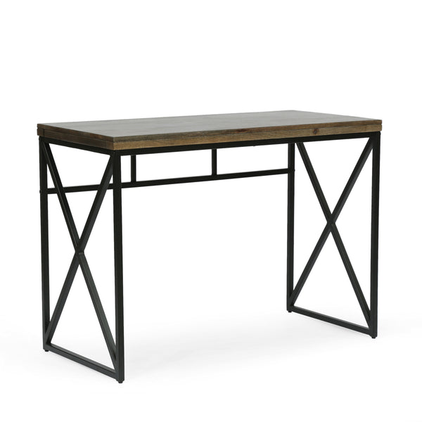 gdf studio Avera Modern Industrial Handcrafted Mango Wood Desk