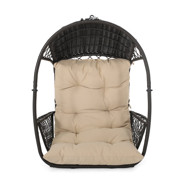 Gdf Studio Aydan Outdoor/Indoor Wicker Basket Hanging Chair (NO STAND)