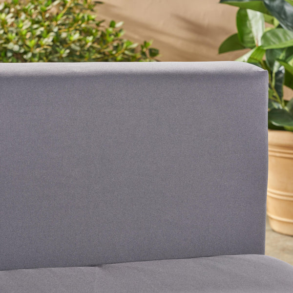 Gdf Studio Baish Outdoor Acacia Wood 2 Seater Sofa Teak