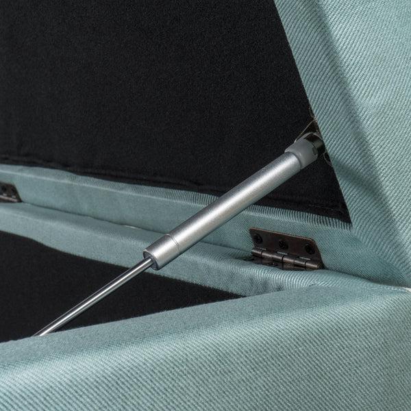 Gdf Studio Bajia Contemporary Tufted Fabric Storage Ottoman Bench