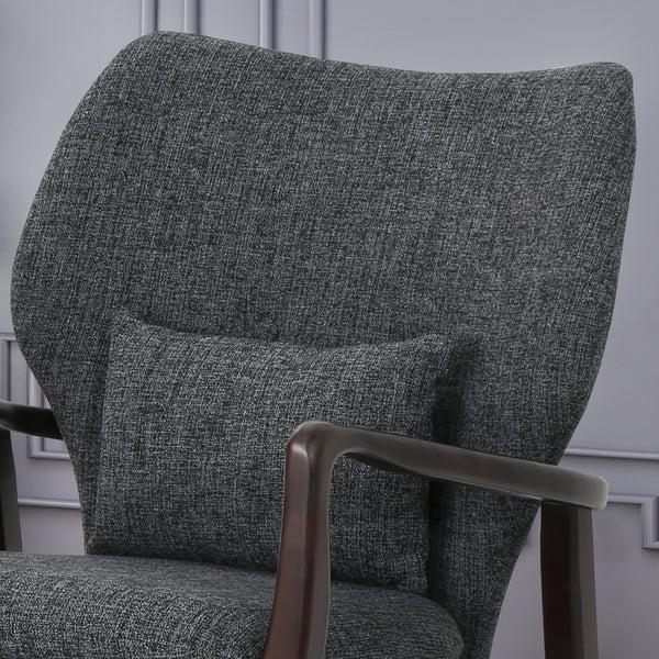 Gdf Studio Balen Mid Century Modern Upholstered Rocking Chair