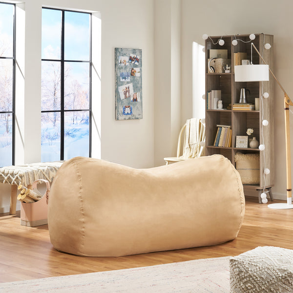 gdf studio Barracuda Traditional 6.5 Foot Suede Bean Bag