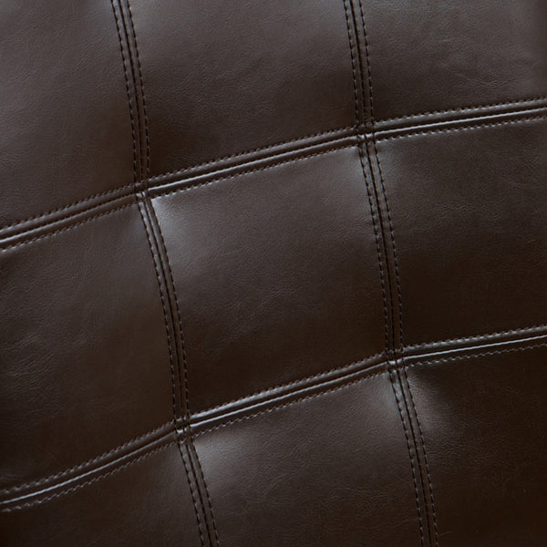 Gdf Studio Barrington Contemporary Tufted Bonded Leather Dining Chairs (Set Of 2)