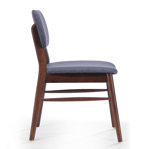 Gdf Studio Beatrice Mid Century Wood Finish Dining Chairs (Set Of 2)