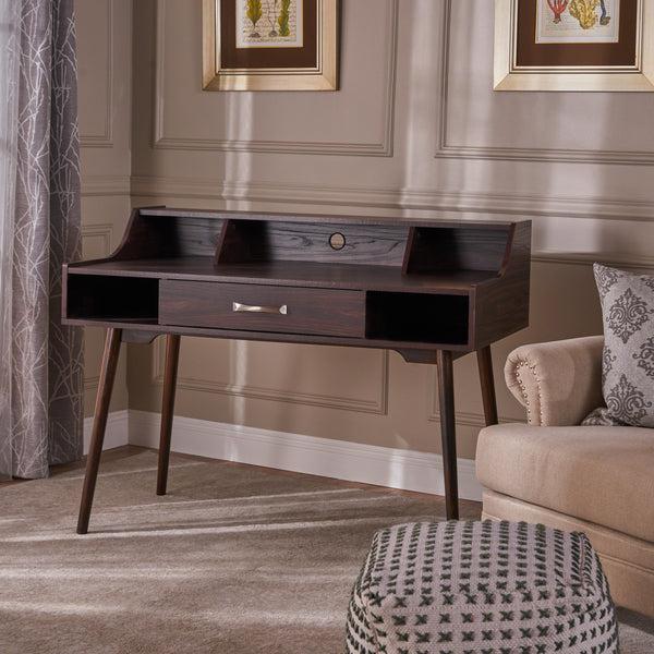 Gdf Studio Belinda Mid Century Modern Finished Fiberboard Home Office Desk