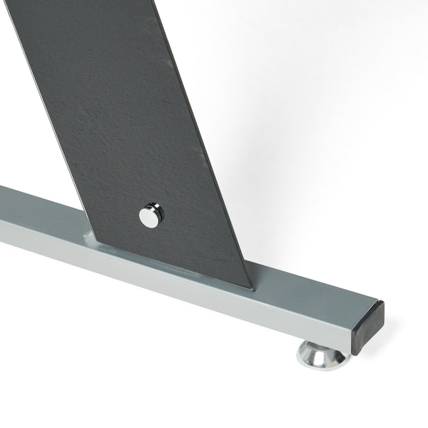 Gdf Studio Berlin Modern Tempered Glass Computer Desk With Storage