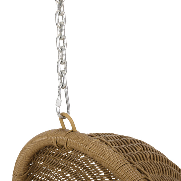 Gdf Studio Berrien Orville Outdoor/Indoor Wicker Hanging Nest Chair (No Stand)