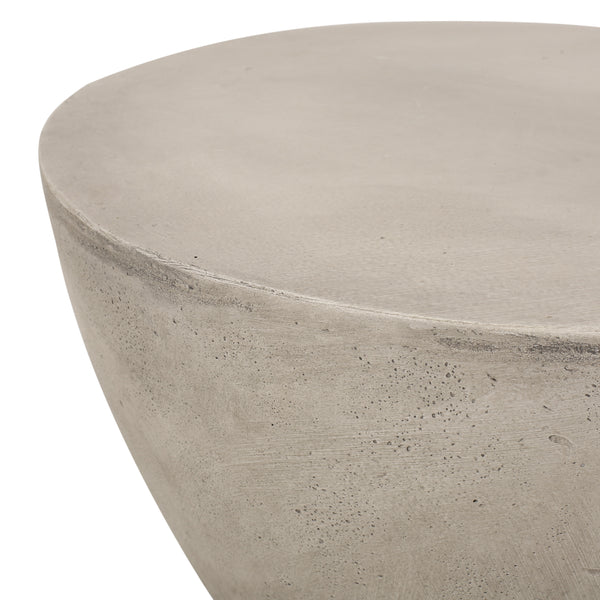 Gdf Studio Billion Outdoor Lightweight Concrete Side Table
